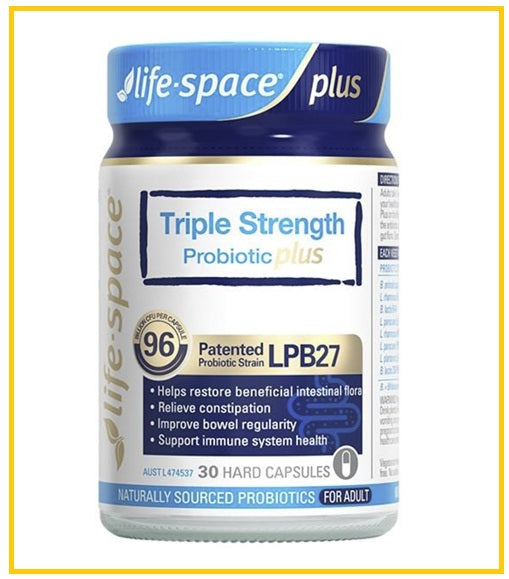 LIFE SPACE Double Strength Probiotic 30 Capsules (Adult Formula)