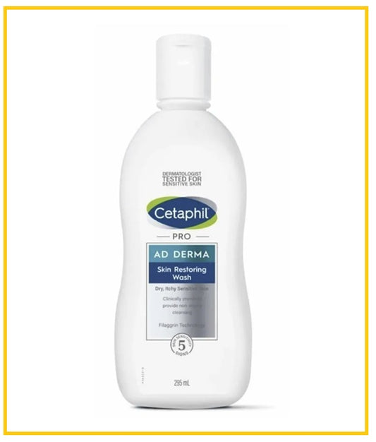 CETAPHIL 舒特膚倍加護濕疹專用潔膚露藍色 PRO AD DERMA SKIN RESTORING WASH 295ML