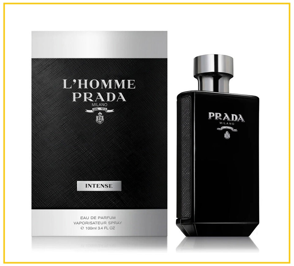 PRADA 普拉達紳士濃情男淡香精香水 L'HOMME INTENSE EDP 100ML