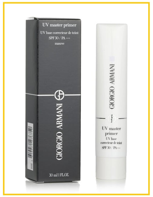 GIORGIO ARMANI 阿瑪尼小白嬌紫色防曬妝前乳 UV MASTER PRIMER SPF 30 #MAUVE 30ML