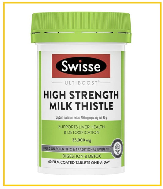 SWISSE High Strength Milk Thistle 35000mg Capsules
