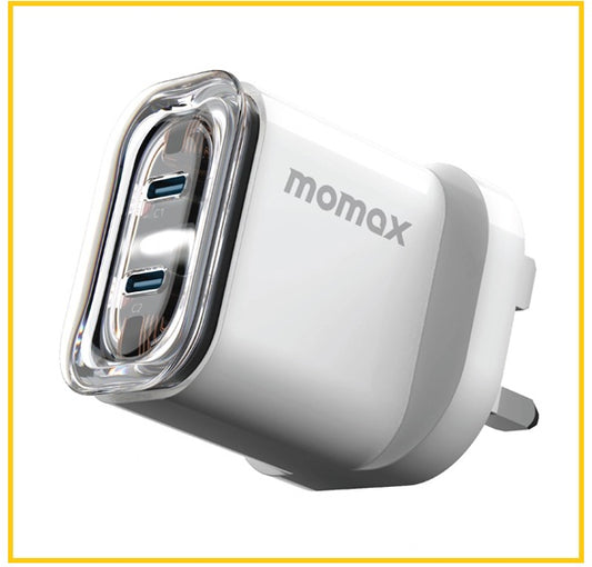 MOMAX 雙輸出充電器 1-CHARGE FLOW 35W DUAL OUTPUT CHARGER UM51UKW
