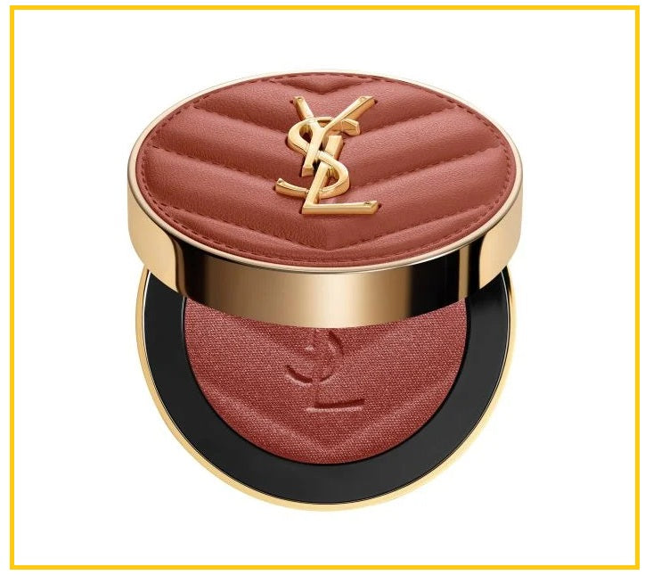 YVES SAINT LAURENT 聖羅蘭先鋒高定皮革腮紅胭脂 YSL MAKE ME BLUSH BOLD BLURRING POWDER BLUSH #12 HONEY MOON 6G