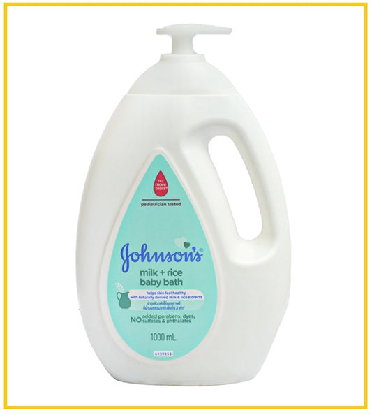 JOHNSON'S 強生牛奶純米沐浴露 MILK + RICE BABY WASH 1000ML