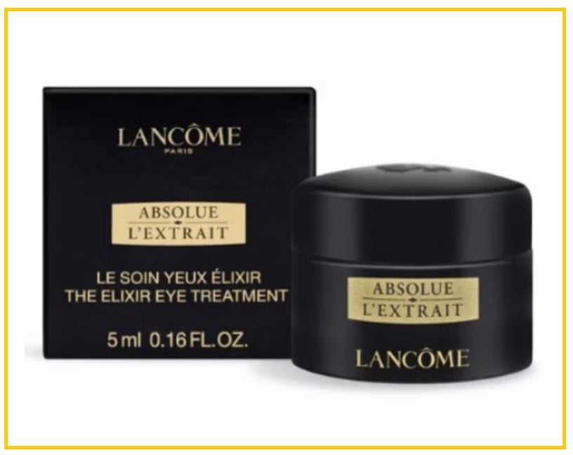 LANCOME 蘭蔻黑金眼霜小樣 ABSOLUE L'EXTRAIT THE ELIXIR EYE TREATMENT 5ML