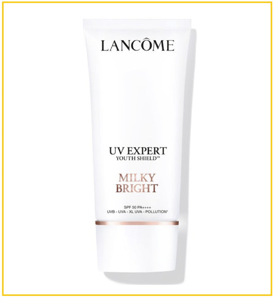 LANCOME 蘭蔻滋潤防曬 UV EXPERT YOUTH SHIELD MILKY BRIGHT SPF50 PA++++ 50ML
