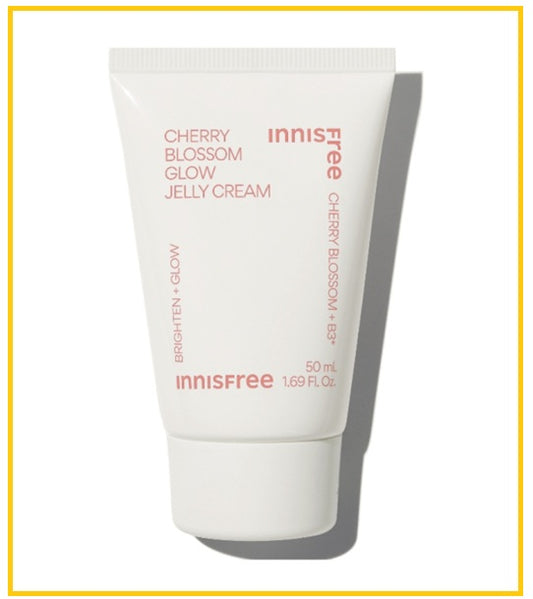 INNISFREE 悅詩風吟濟州粉櫻花漾生機吙乳面霜 CHERRY BLOSSOM GLOW JELLY CREAM 50ML