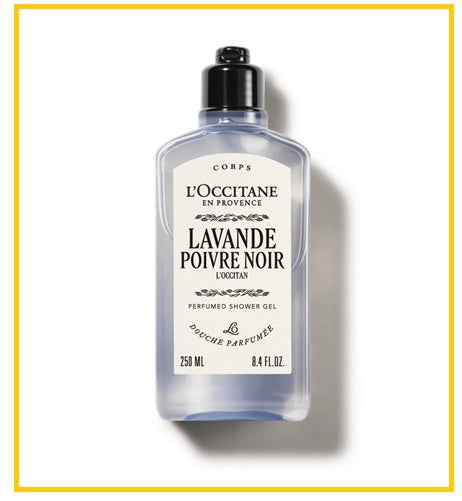 L'OCCITANE 歐舒丹薰衣草黑胡椒沐浴露 LOCCITANE LAVANDE POIVRE NOIR PERFUMED SHOWER GEL 250ML
