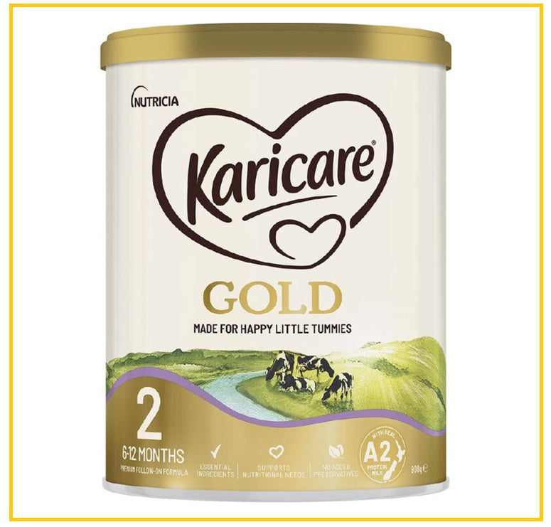 KARICARE 可瑞康A2黃金裝奶粉2段 GOLD+ A2 PROTEIN FOLLOW ON FORMULA STAGE 2 900G