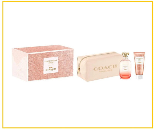 COACH 蔻馳逐夢落日濃香水身體乳化妝袋套裝 DREAMS SUNSET GIFT BOX SET