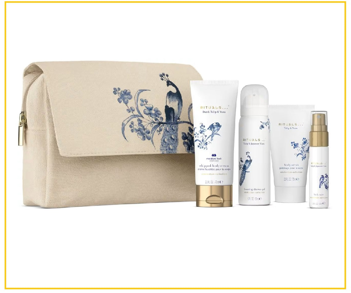 RITUALS 儀式泡沫沐浴露身體乳身體磨砂膏頭髮與身體香氛噴霧套裝 AMSTERDAM COLLECTION SET
