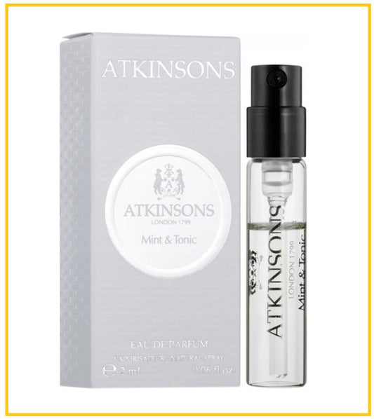 ATKINSONS 阿特金沁涼檸夏淡香精香水小樣 MINT & TONIC EDP 2ML
