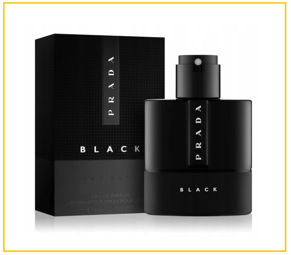 PRADA 普拉達紅月號極夜黑紅月男士淡香精香水 LUNA ROSSA BLACK EDP 50ML / 100ML