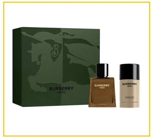BURBERRY 巴寶莉博柏利駿勇之心濃郁香水止汗膏男士套裝 MEN'S HERO FRAGRANCES GIFT DUO SET
