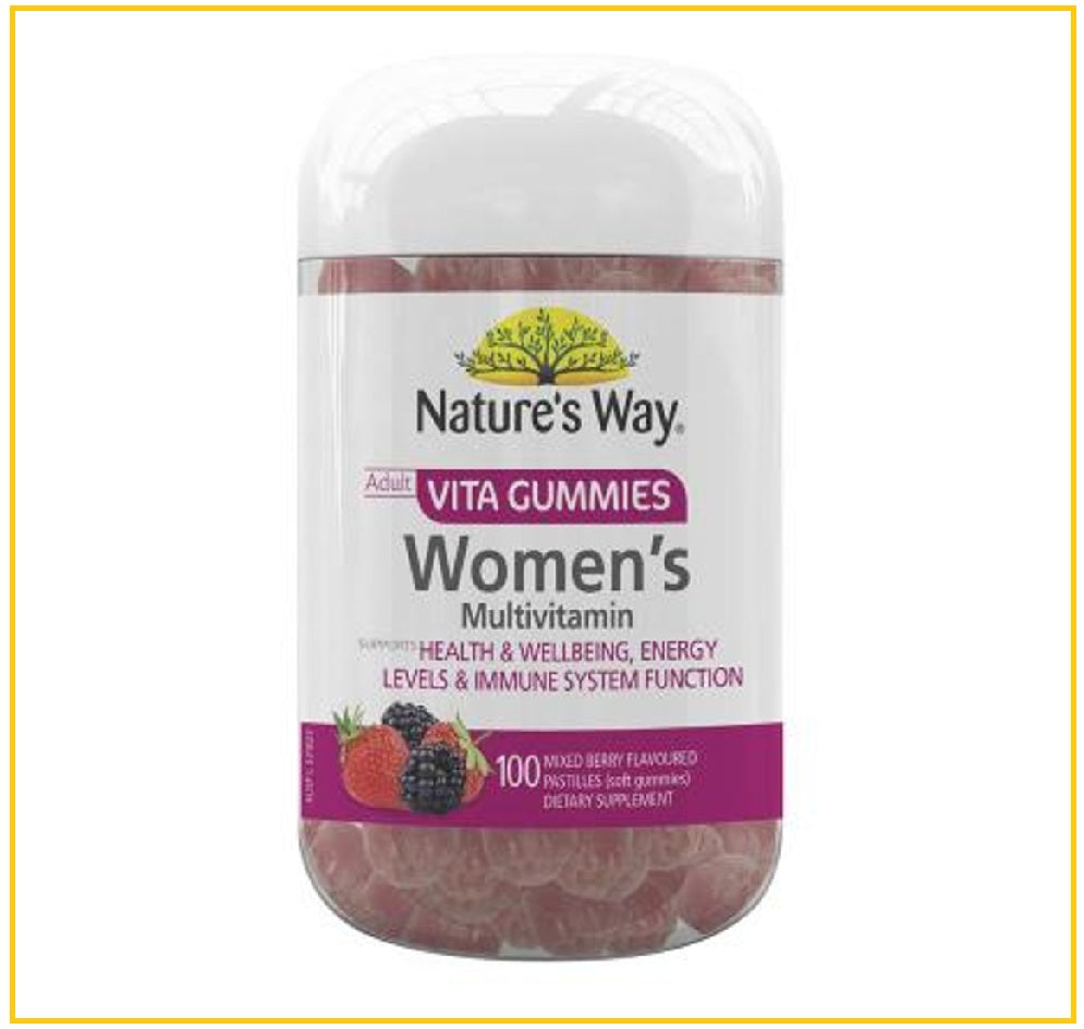 NATURES WAY 佳思敏女性複合維生素軟糖100粒 VITA GUMMIES WOMENS MULTIVITAMIN 100 GUMMIES