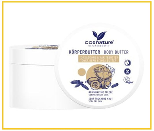 COSNATURE 天然有機頓加豆乳木果身體霜 TONKA BEAN AND SHEA BUTTER BODY BUTTER 200ML