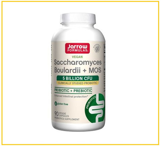 JARROW 傑諾布拉氏酵母成人益生菌 SACCHAROMYCES BOULARDII + MOS 90 / 180 CAPSULES