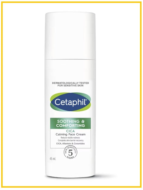 CETAPHIL 舒特膚積雪草舒敏鎮靜四維面霜 SOOTHING & COMFORTING CICA CALMING FACE CREAM 45ML