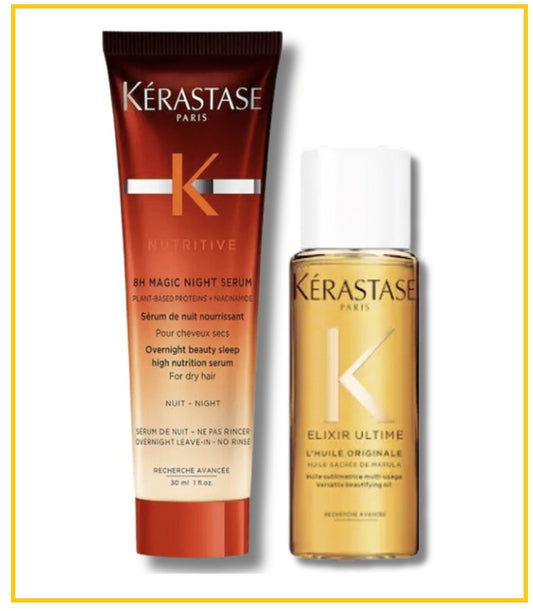 KERASTASE 卡詩髮油夜間修復精華小樣套裝 SEPHORA GIFT DUO SET