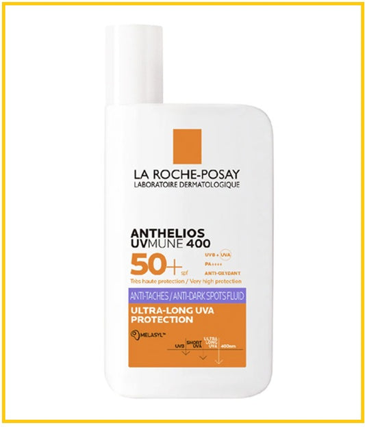 LA ROCHE POSAY 理膚泉大哥大紫標美白淡斑防曬 ANTHELIOS UVMUNE 400 ANTI-SPOT FLUID SPF 50+ FRAGRANCE-FREE 50ML
