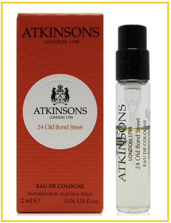 ATKINSONS 阿特金森老龐德街24號凝香極致古龍水香水小樣 24 OLD BOND STREET EDC 2ML