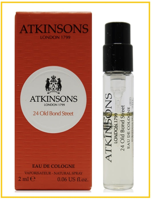 ATKINSONS 阿特金森老龐德街24號凝香極致古龍水香水小樣 24 OLD BOND STREET EDC 2ML