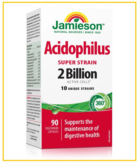Jamieson Super Strain Active Cells 90 Capsules (2 Billion Capsules)