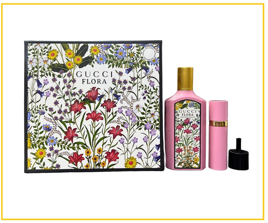 GUCCI 古馳綺夢梔子花香水分裝器套裝 FLORA GORGEOUS GARDENIA EAU DE PERFUME + REFILL TOOL GIFT SET