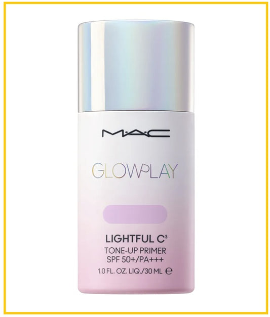 MAC 魅可煥採元氣晶透妝前乳 GLOW PLAY LIGHTFUL C3 TONE UP PRIMER SPF 50+ #LAVENDER / #PEACH 30ML