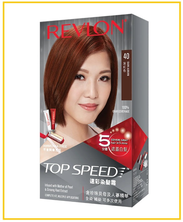 REVLON TOPSPEED HAIRCOLOR #40 / #43 / #50 / #54 / #60 / #65 / #68 / #70 310G