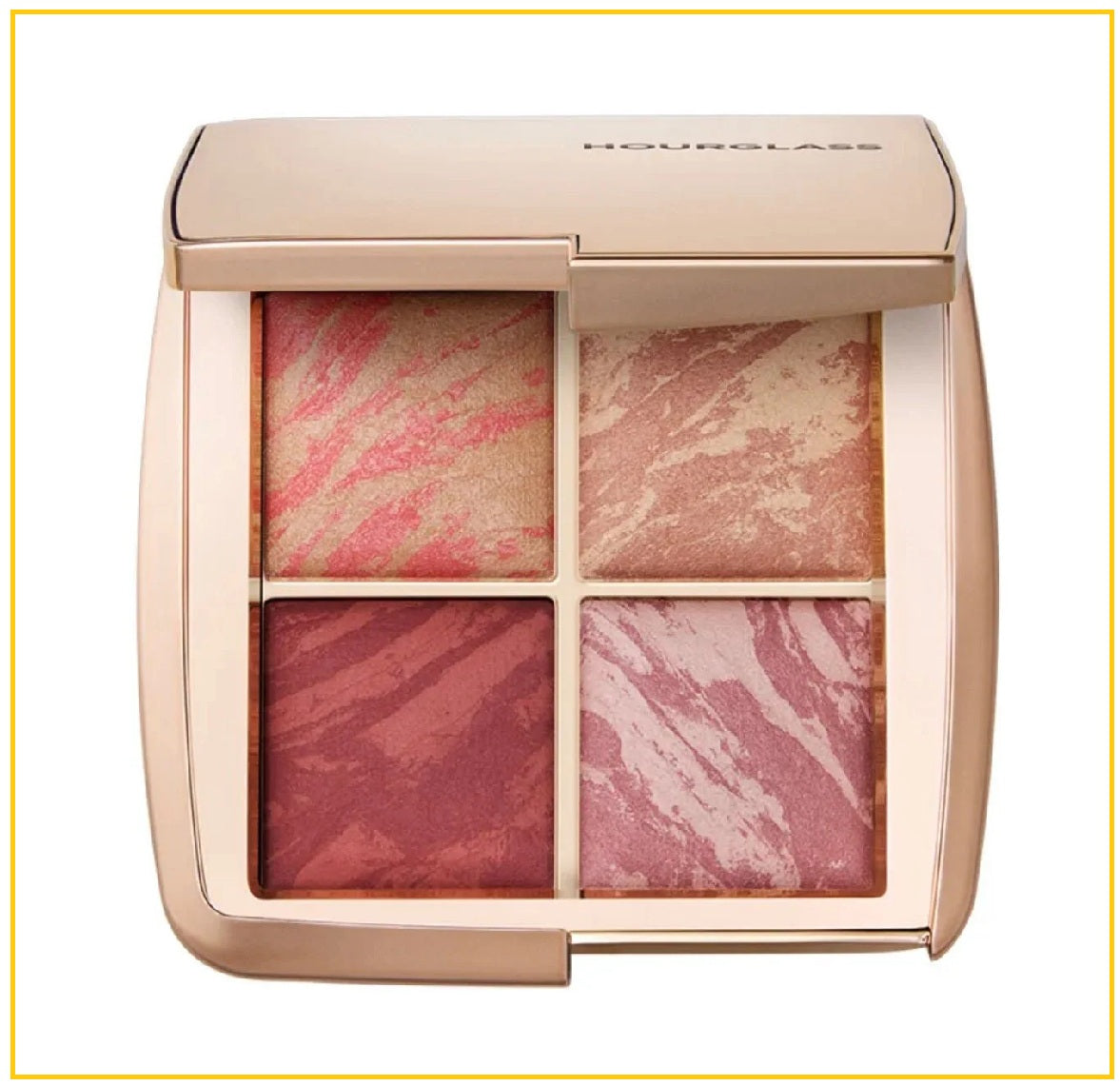 HOURGLASS 限定四色腮紅胭脂高光修容盤 AMBIENT LIGHTING PALETTE #FLUSHED EDIT 5.6G
