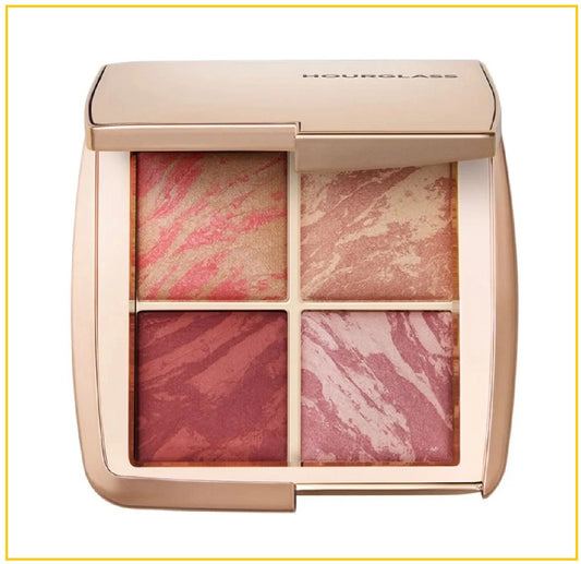 HOURGLASS 限定四色腮紅胭脂高光修容盤 AMBIENT LIGHTING PALETTE #FLUSHED EDIT 5.6G