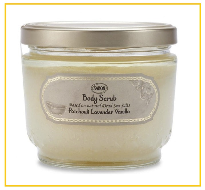SABON 廣藿香薰衣草與香草身體磨砂膏 PATCHOULI LANVENDER VANILLA BODY SCRUB 600G
