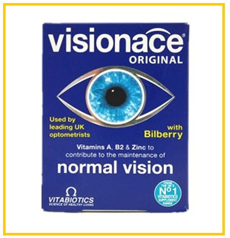 VITABIOTICS 薇塔貝爾越橘葉黃素護眼30粒 VISIONACE ORIGINAL 30 TABLETS