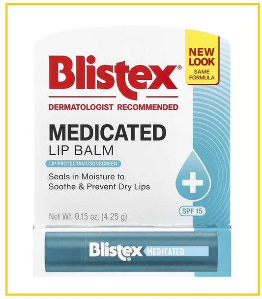 BLISTEX Medicated Lip Balm Protectant Sunscreen SPF 15 4.25g