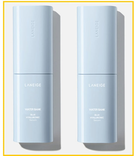 LANEIGE 蘭芝水酷玻尿酸嘭潤修護精華液兩件套裝 WATER BANK BLUE HYALURONIC SERUM 50ML X2