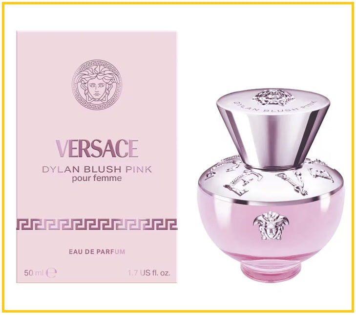 VERSACE 范思哲粉嶼流光腮紅粉濃香水 DYLAN BLUSH PINK EAU DE PARFUM 50ML