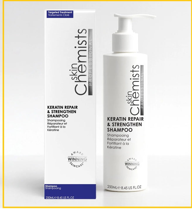 SKIN CHEMISTS 角蛋白修復與強韌洗髮精洗頭水 KERATIN REPAIR & STRENGTHEN SHAMPOO 250ML