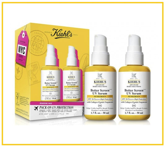 KIEHL'S 科顏氏膠原盾防曬兩件套裝 KIEHLS BETTER SCREEN UV SERUM SPF50 PA++++ DUO SET 50ML X2