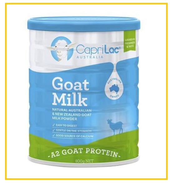 CAPRILAC Pure Natural High Calcium Whole Goat Milk Powder 800G