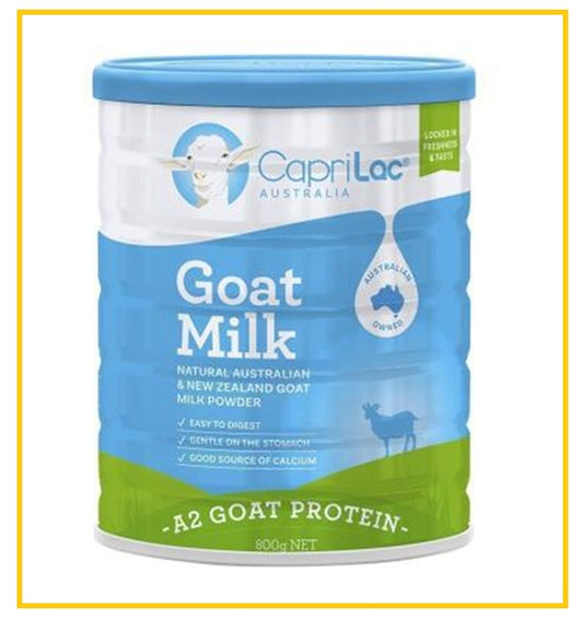 CAPRILAC Pure Natural High Calcium Whole Goat Milk Powder 800G