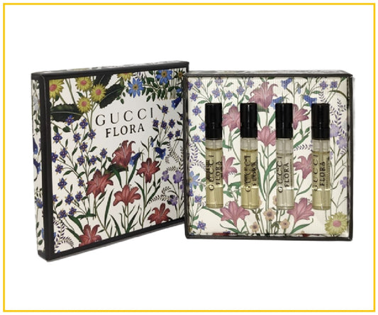 GUCCI 古馳花悅四支香水試管套裝 FLORA GORGEOUS FOR WOMEN EDP DUO SET 1.5ML X4