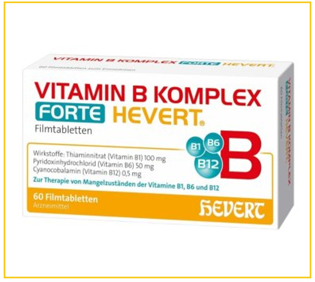 HEVERT 菲德小金盒複合維生素B 60粒 B KOMPLEX FORTE 60CAPS