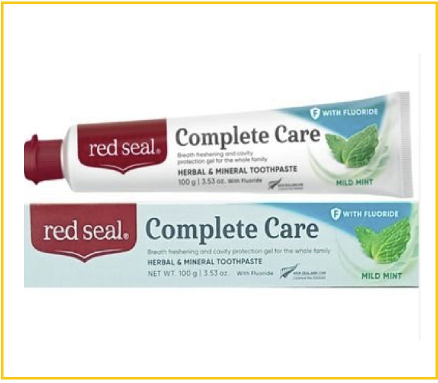 Red Seal Mineral Toothpaste (with SLS) Complete Care Fluoride Mild Mint Toothpaste 100g