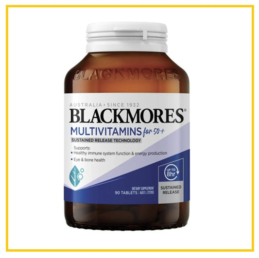 BLACKMORES 澳佳寶50+男士復合維生素90粒 MULTIVITAMINS FOR 50 PLUS 90 TABLETS