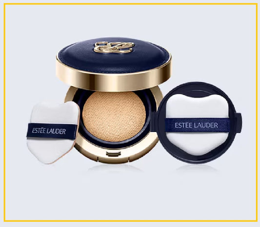 ESTEE LAUDER 雅詩蘭黛輕透持妝藍色圓氣墊及替換裝 DOUBLE WEAR SECOND SKIN BLUR CUSHION MAKEUP SPF 25 PA+++ & REFILL #1W1 / #2C0 24G