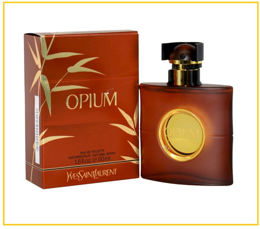 YVES SAINT LAURENT 聖羅蘭鴉片女士淡香水 YSL OPIUM EDT 50ML