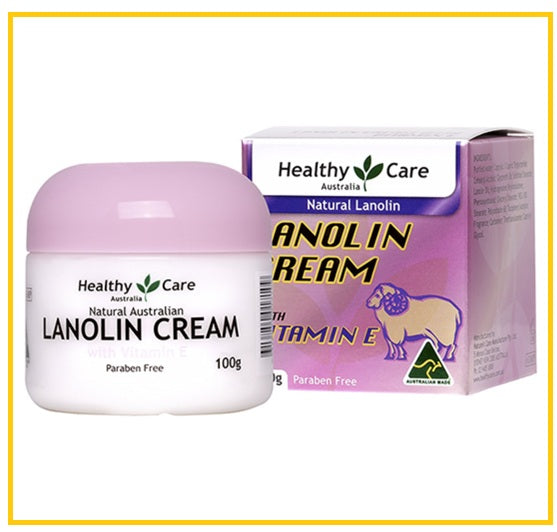 HEALTHY CARE 綿羊油面霜 LANOLIN CREAM WITH VITAMIN E 100G
