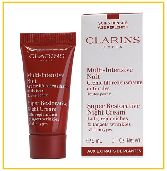 CLARINS 嬌韻詩花樣年華晚霜小樣 SUPER RESTORATIVE NIGHT CREAM 5ML