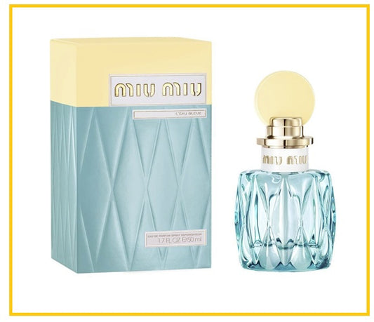 MIU MIU 繆繆瑩藍黃蓋濃香水 L'EAU BLEUE EDP 50ML